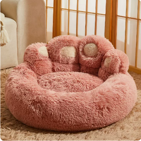 Fluffy Round Bed
