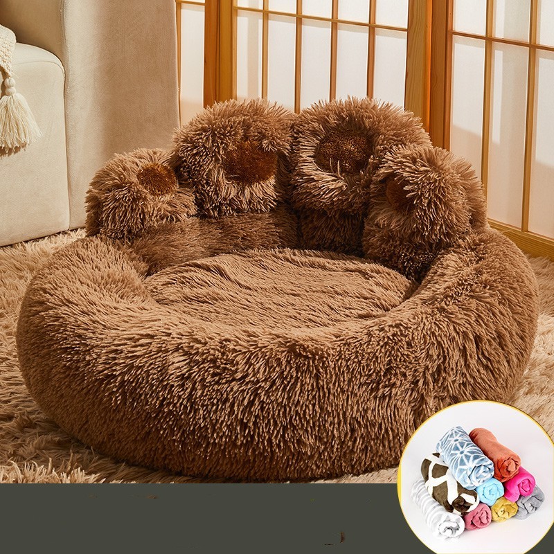 Fluffy Round Bed