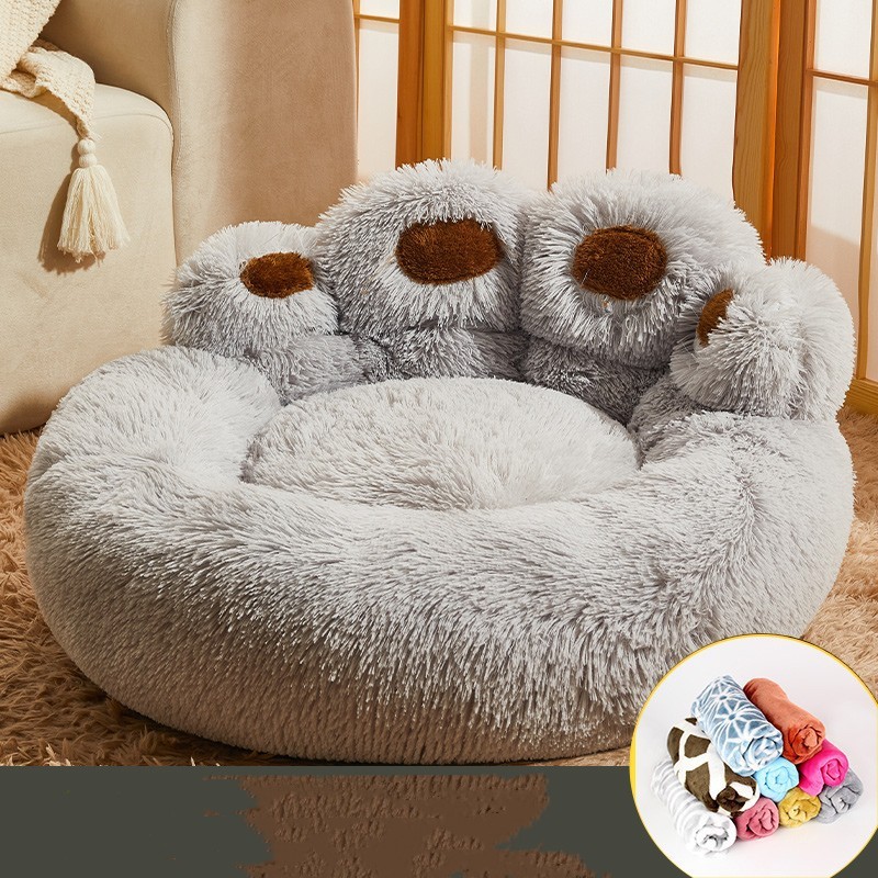 Fluffy Round Bed