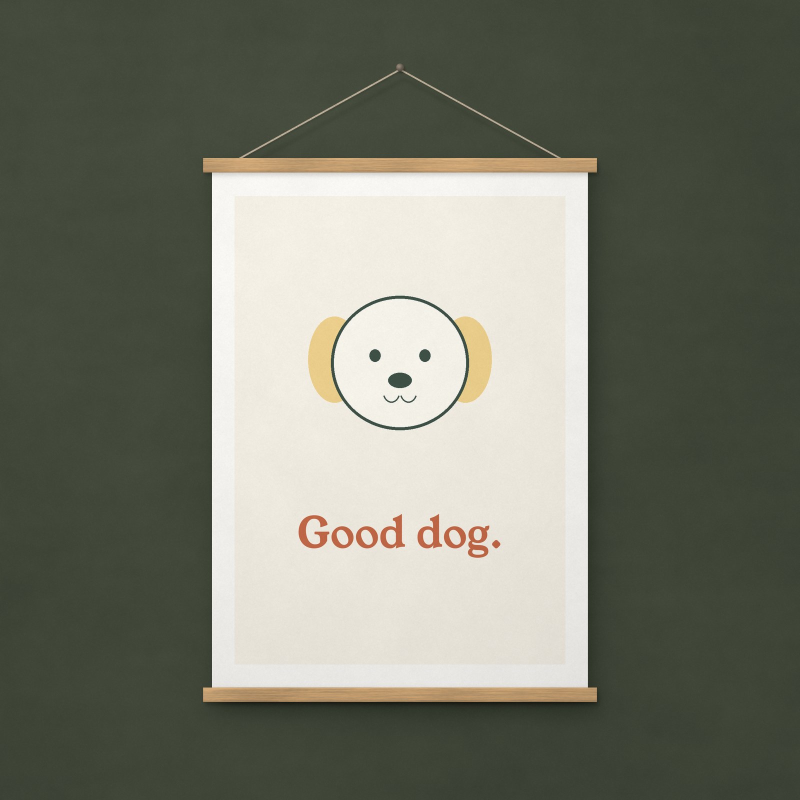 Good Dog Print – A4