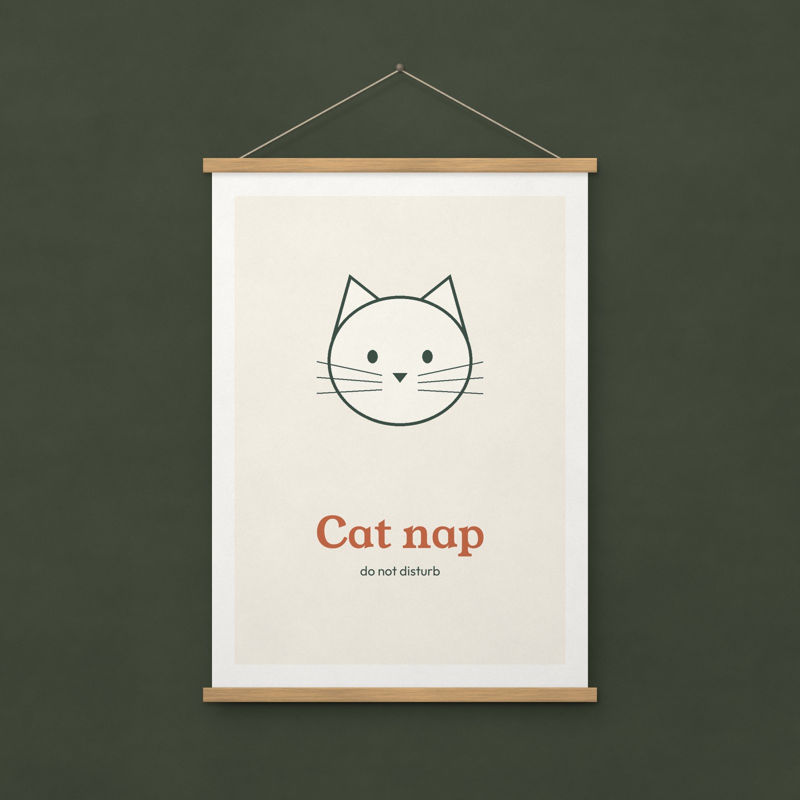Cat Nap Print – A4