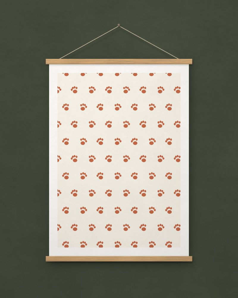 Paw Prints Print – A4