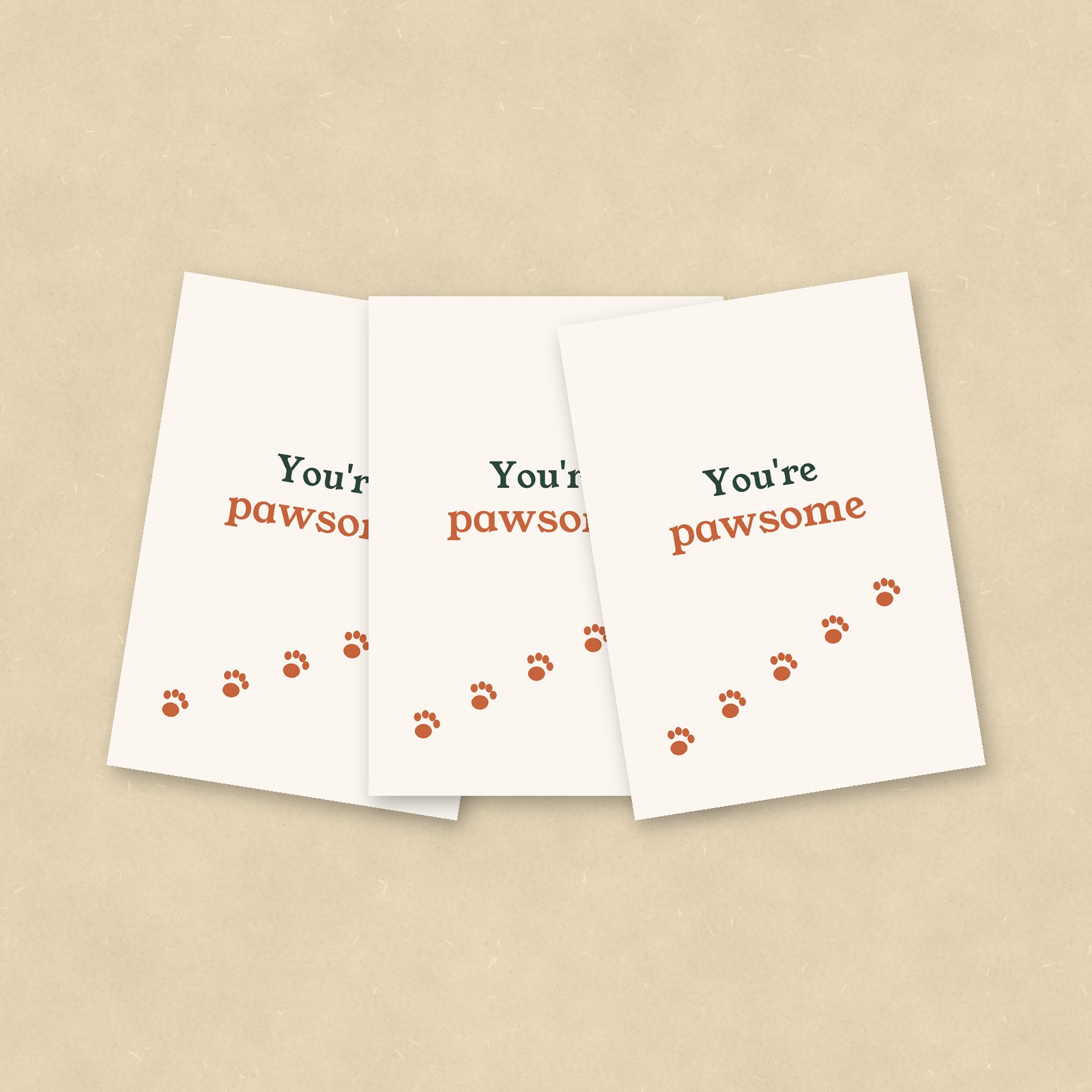 You're Pawsome Cards, Set of 10