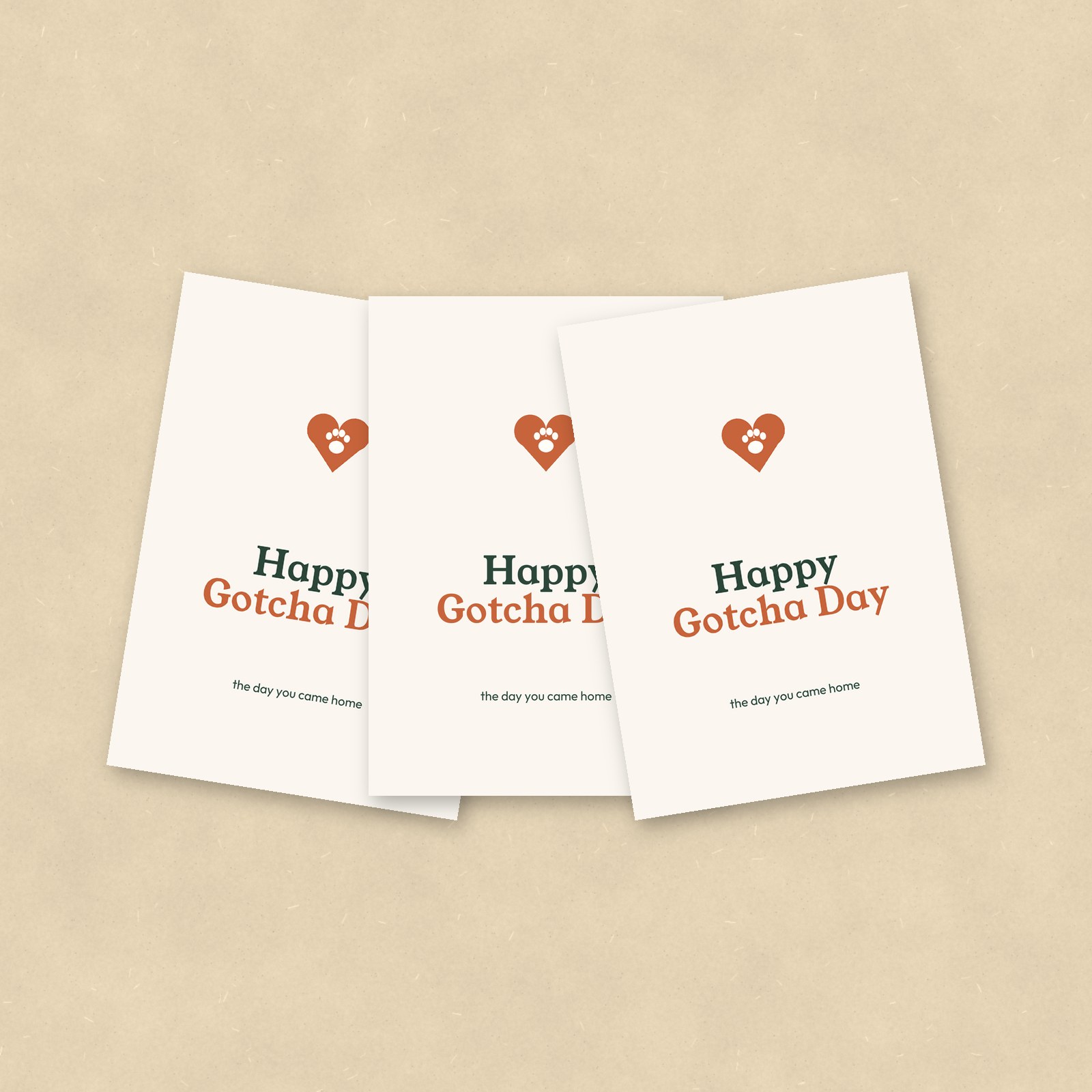 Happy Gotcha Day Cards, Set of 10