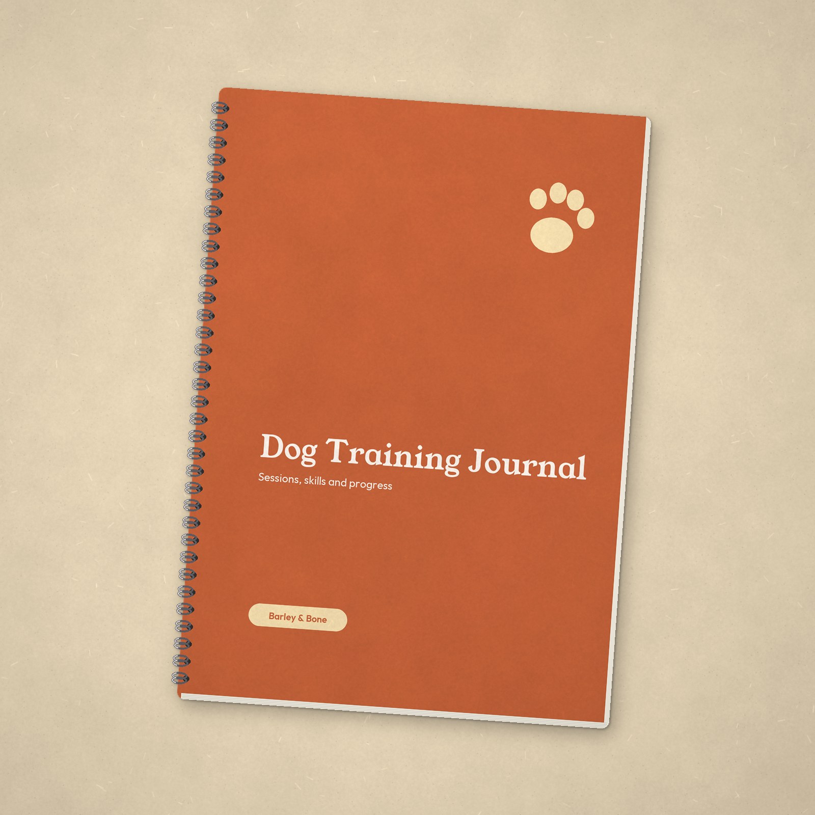 Dog Training Journal – Terracotta