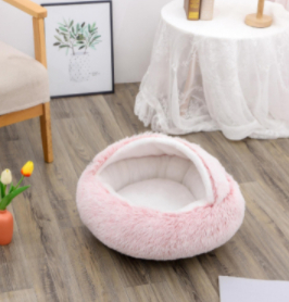 Plush Hooded Bed