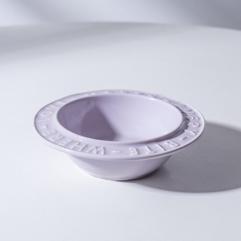 Raised Ceramic Bowl with Stand