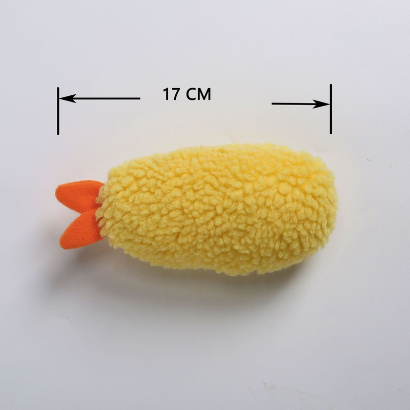Tempura Shrimp Squeaky Toy